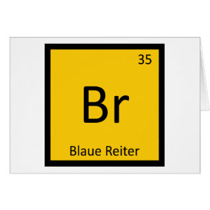 Br - Blaue Reiter Arte Química Tabla Periódica