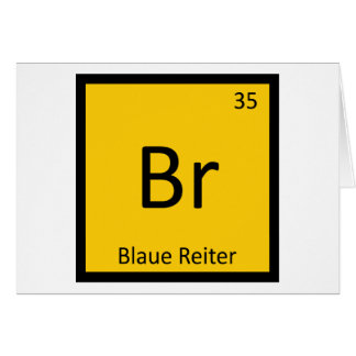 Br - Blaue Reiter Arte Química Tabla Periódica