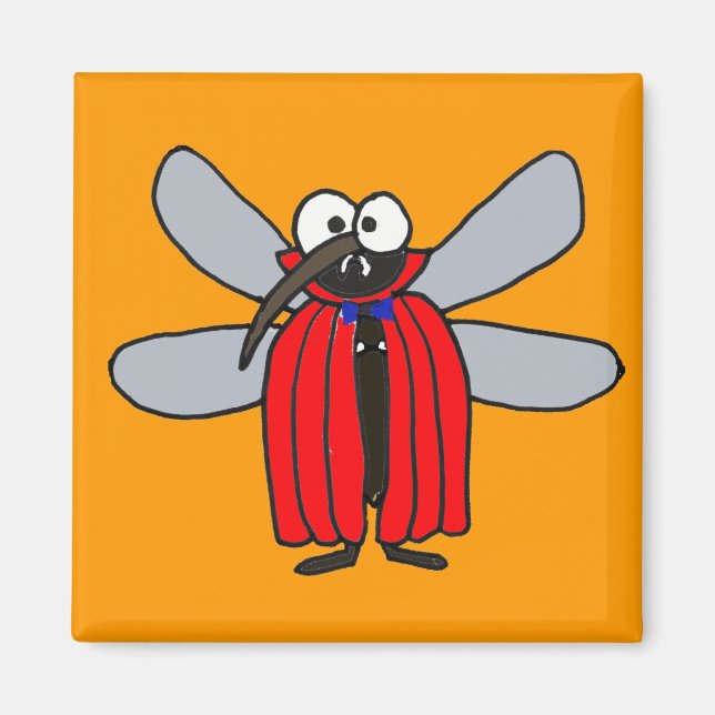 BR- Gracioso imán de vampiros mosquitos (Frente)