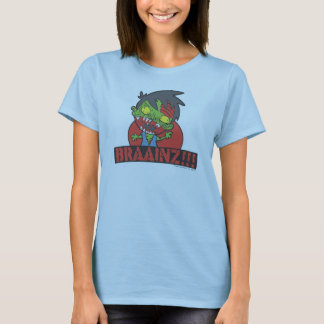 ¡BRAAINZ!!! Camisa del zombi (mujeres, otros