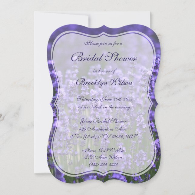 Braca personalizada para la invitación a la ducha  (Anverso)