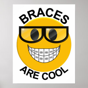 Braces son Posters de pared dentista de Guay - Gaf