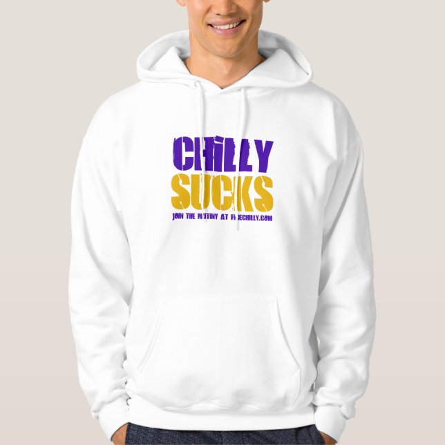 Brad Childress "frío chupa" sudadera con capucha (Anverso)