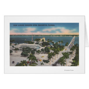 Bradenton, la Florida - visión a través del río
