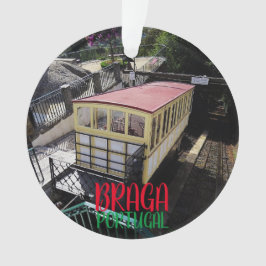 Braga, Portugal Ornamento Panorámico de Navidad
