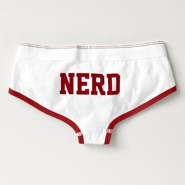 Bragas Empollón del equipo universitario (Reverso)