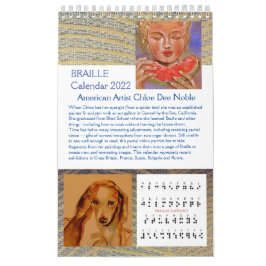 Braille 2022 por Chloe Dee Noble - Calendario