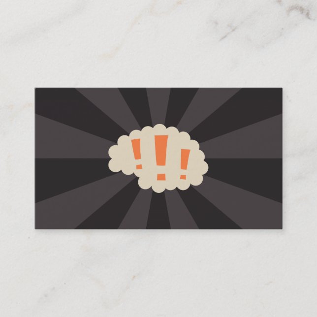 Brains tarjeta de visita (Anverso)