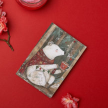 Bramble el Oso | Tarjeta de Navidad Woodland Whims
