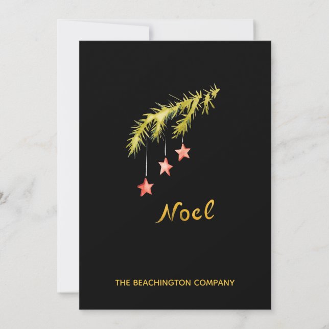 *~* Branch NOEL Corporate Holiday Card (Anverso)