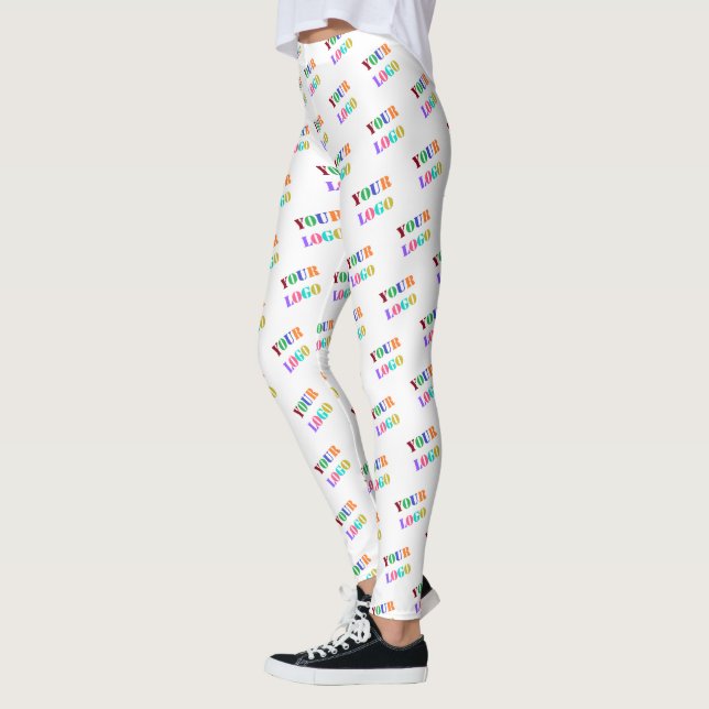 Branded Logo Business Promotional Leggings Example (Izquierda)