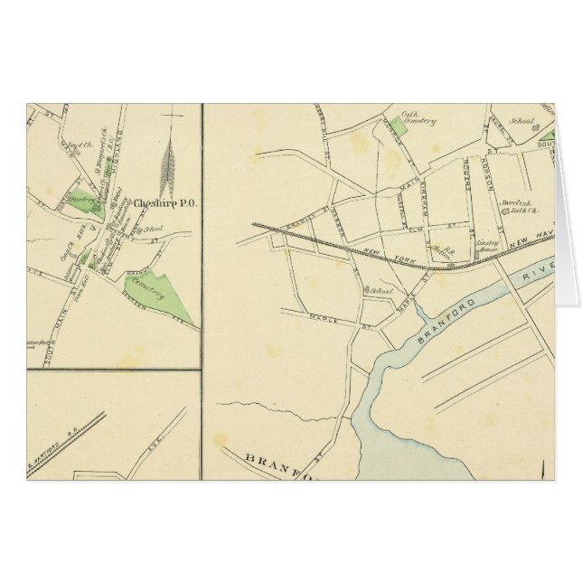 Branford, Cheshire, N Haven (Anverso (Horizontal))