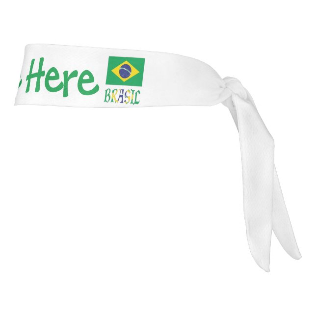 Brasil Bandera do Brasil Green Personalizado (Girar 90)