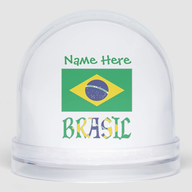 Brasil Bandiera Brasil Verde Personalizado (Anverso)