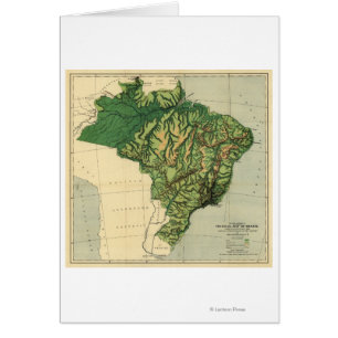 Brasil: Mapa Panorámico FísicoBrasil