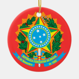 BRASIL*- Ornamento navideño/Natal feite Brasil