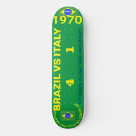 BRASIL VS ITALIA 8 Placa para skateboard de 1/4"