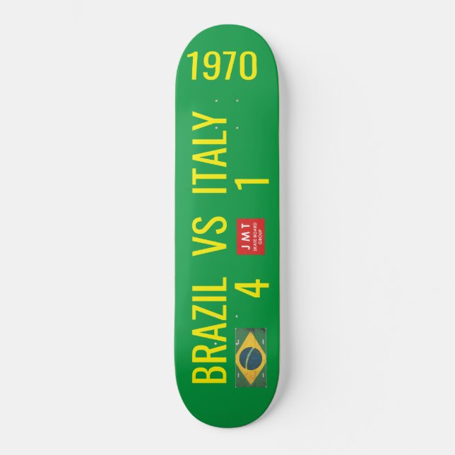 BRASIL VS ITALIA Skateboard (Anverso)