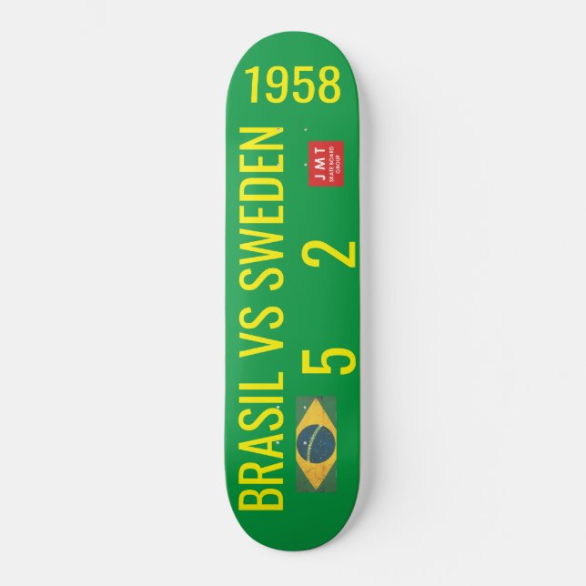 BRASIL VS SUECIA Patineta (Anverso)