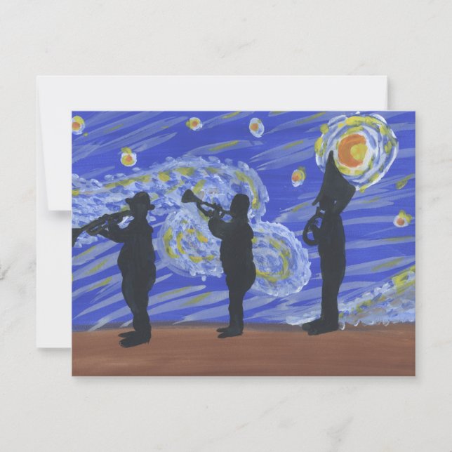 Brass Band New Orleans Starry Night (Anverso)