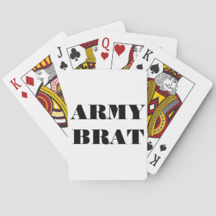 Brat del ejército de cartas de juego