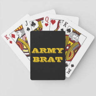 Brat del ejército de cartas de juego