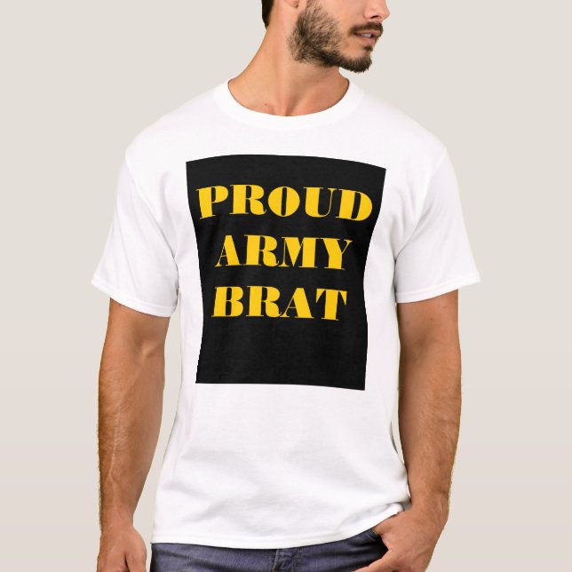 Brat, Ejército Orgulloso de Camisetas (Anverso)