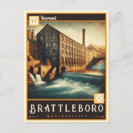 Brattleboro, Vermont | Postal de época