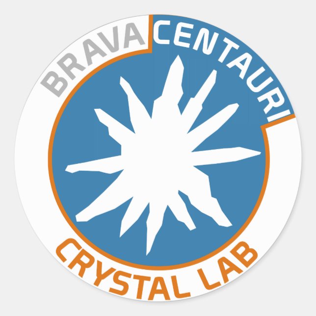 Brava Centauri Crystal Lab Pegatina (Hoja de 20) (Anverso)