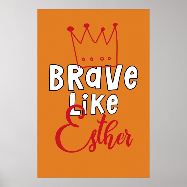 Brave Like Esther - Inspirando el arte purista jud (Frente)
