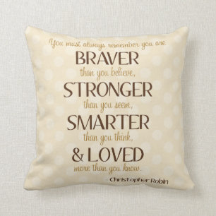 Braver, más fuerte, más inteligente almohada de po