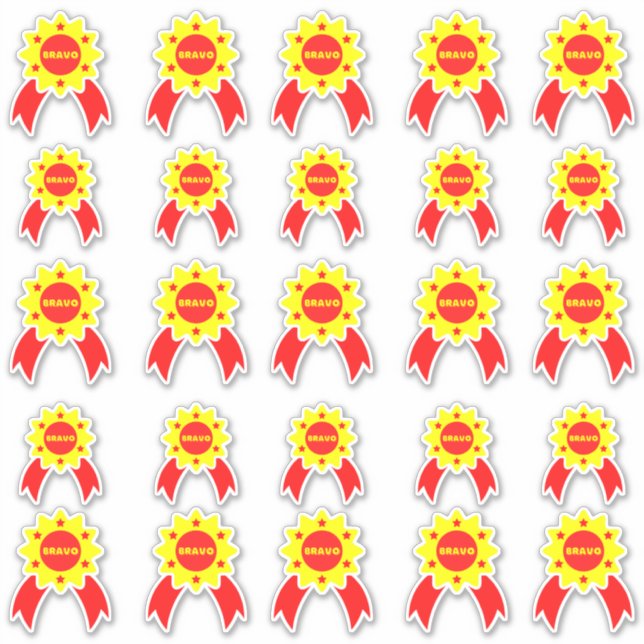 Bravo Fun Reward Teachers Pegatinas Pack (Anverso)