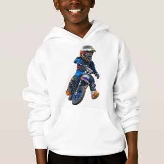 Braxton #18 Michigan MX Boyz White Hoodie - Juvent