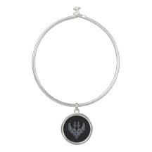 Conjunto de joyería de cristal de tigre plateado a