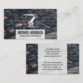 Brazo robótico | Código binario | Tarjeta de circu