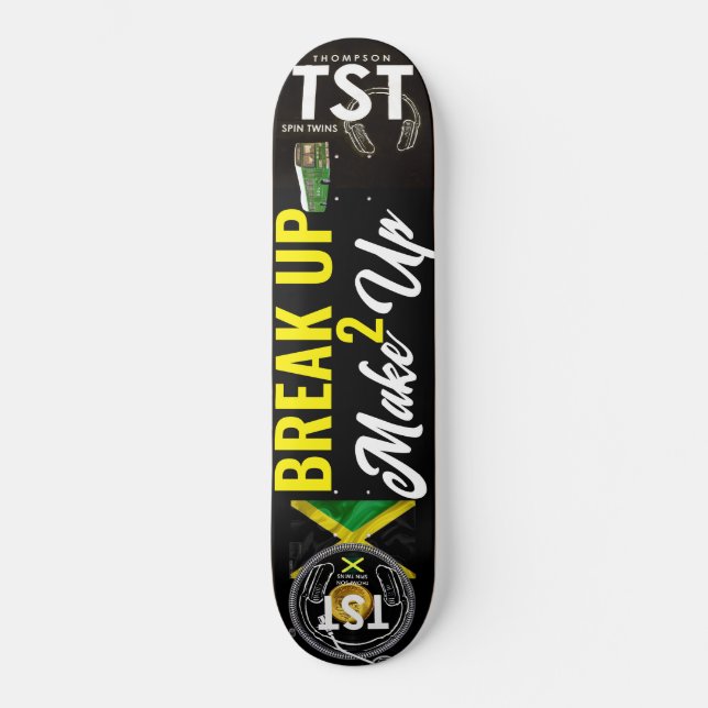 BREAK UP MAKE UP Skateboard (Anverso)