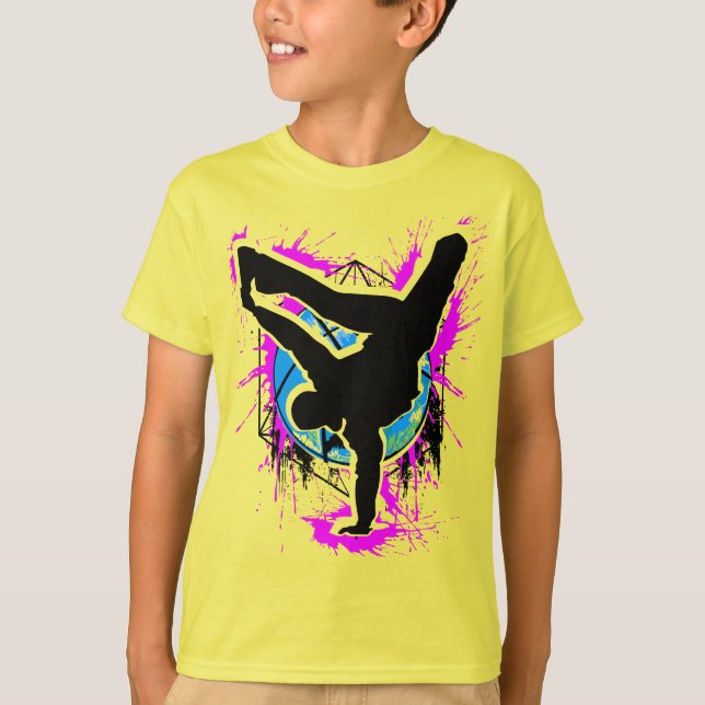 Breakdance - Bailarina - Camiseta de baile roto (Anverso)