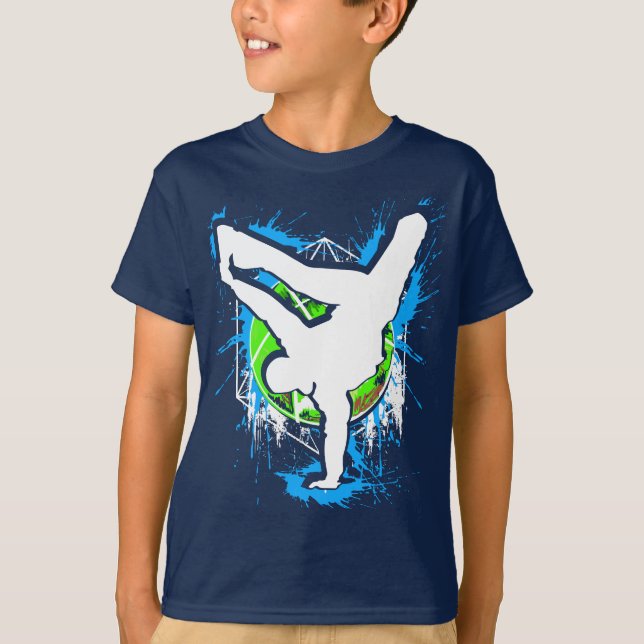 Breakdance - Bailarina - Camiseta de baile roto (Anverso)