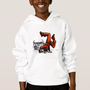 Breakdancer y caja Hip Hop