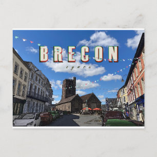 Brecon, postal de Gales