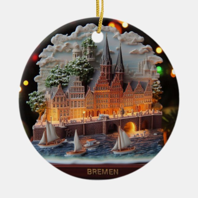Bremen Wonderland: Ornamento navideño 3D (Frente)