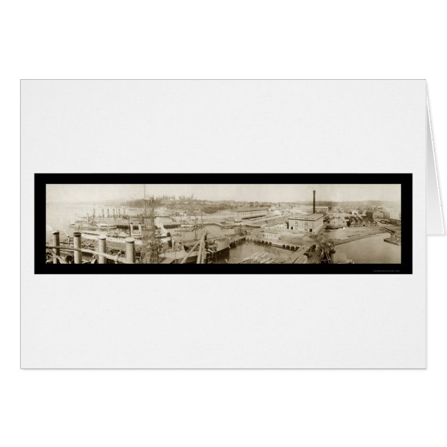 Bremerton, WA Navy Photo 1913 (Anverso (Horizontal))