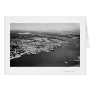 Bremerton, WA - Vista aérea de la fotografía de la