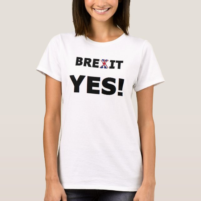 Brexit de camiseta Sí (Anverso)