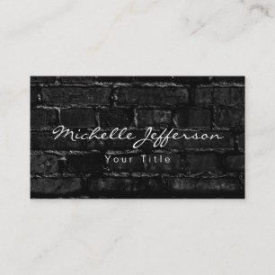 Brick Wall Script Professional tarjeta de visita