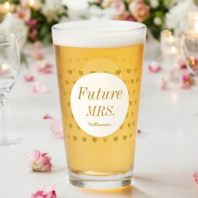 Bridal Amarillo Blanco Ducha Futuro Copa de Glass (Subido por el creador)