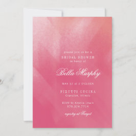 Bridal Boho Ombre Bridal Shower Invitación