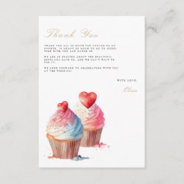 Bridal Brunch Bridal Shower - Tarjeta de agradecim