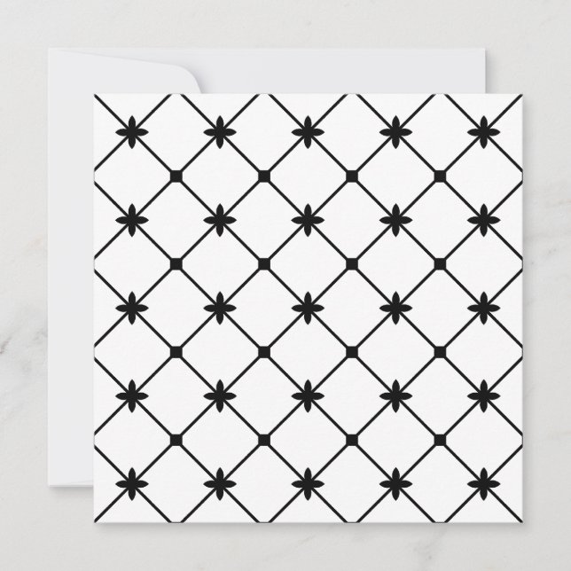 Bridal Shower Black Crosses Invitaciones Personali (Anverso)