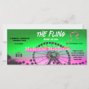 Bridal Shower Festival de Verano Moderno Fling